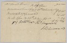 Account of taxable property, including enslaved persons, owned by Edward Rouzee, October 18, 1819. Creator: Unknown