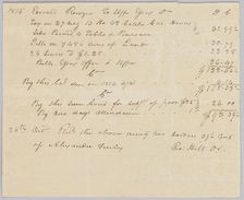 Account of taxable property, including enslaved persons, owned by Edward Rouzee, October 26, 1815. Creator: Unknown