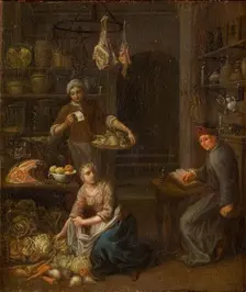 Accounting for the Purchases in the Kitchen, 1637-1702. Creator: Gerrit Lundens
