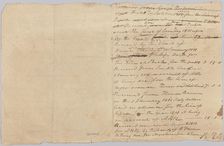 Accounting record for the Rouzee family with notes on hires of enslaved persons, 1810-1811. Creator: Unknown