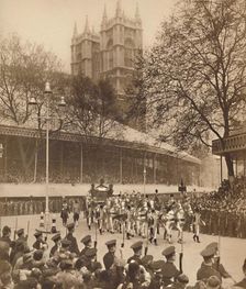 Acclaimed by Thousands at Westminster May 12 1937. Creator: Unknown
