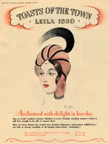 Acclaimed with delight in her day, Toasts of the Town - Leila 1830 1940