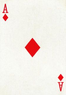 Ace of Diamonds from a deck of Goodall & Son Ltd. playing cards, c1940