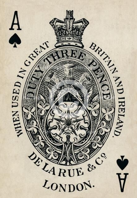Ace of Spades, 1925. Artist: Unknown.