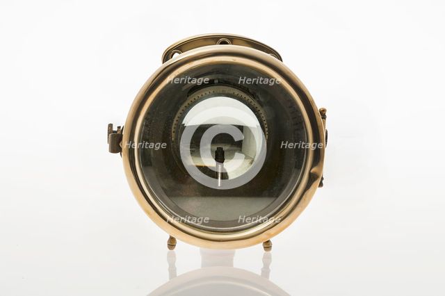 Acetylene gas headlamp from 1904 Daimler. Creator: Unknown.
