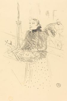 Achetez mes belles violettes, 1895. Creator: Henri de Toulouse-Lautrec