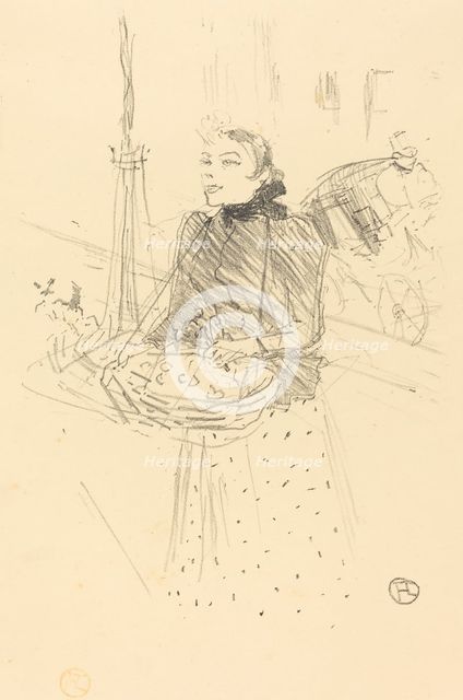 Achetez mes belles violettes, 1895. Creator: Henri de Toulouse-Lautrec.