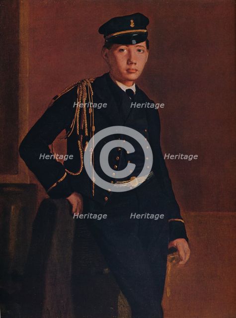 'Achille de Gas in the Uniform of a Cadet', 1856-1857. Artist: Edgar Degas.