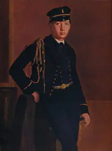 Achille de Gas in the Uniform of a Cadet 1856-1857. Artist: Edgar Degas