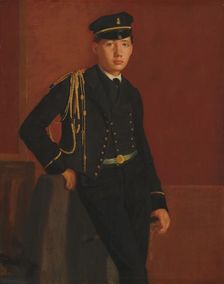 Achille De Gas in the Uniform of a Cadet, 1856/1857. Creator: Edgar Degas