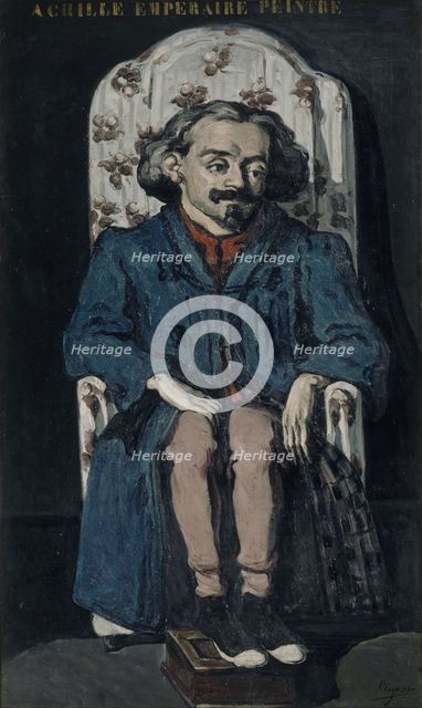 Achille Emperaire, 1867-1868. Artist: Cézanne, Paul (1839-1906)