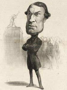 Achille Fould, 1849. Creator: Honore Daumier