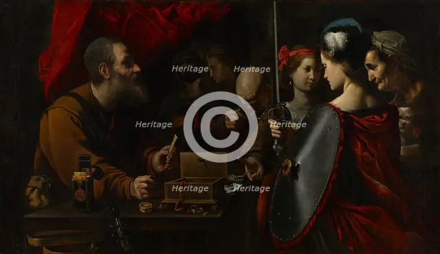 Achilles among the Daughters of Lycomedes, about 1625-1630. Creator: Pietro Paolini.