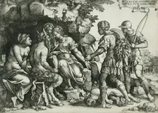 Achilles and Chiron (?), 1543. Creator: Georg Pencz
