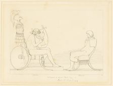 Achilles and Patroclus, n.d. Creator: John Flaxman