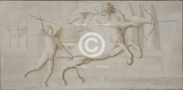 Achilles and the Centaur Cheiron, 1794-1798. Creator: Nicolai Abraham Abildgaard.