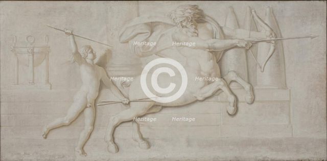 Achilles and the Centaur Cheiron, 1794-1798. Creator: Nicolai Abraham Abildgaard.