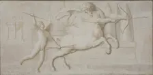 Achilles and the Centaur Cheiron, 1794-1798. Creator: Nicolai Abraham Abildgaard