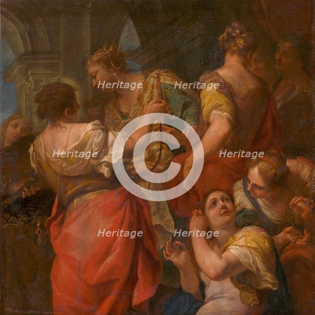 Achilles and the Daughters of King Lycomedes, 1670-1700. Creator: Antonio Molinari.