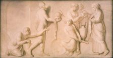 Achilles and the Daughters of Lycomedes, 1794-1798. Creator: Nicolai Abraham Abildgaard