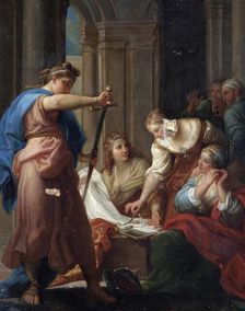 Achilles and the daughters of Lycomedes, c1760s. Creator: Pompeo Batoni