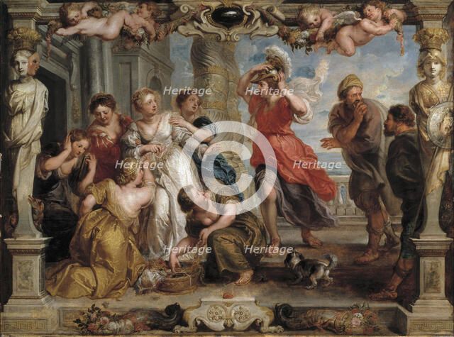 Achilles Discovered by Ulysses Among the Daughters of Lycomedes at Skyros, 1630-1635. Artist: Rubens, Pieter Paul (1577-1640)