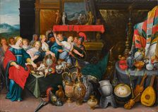 Achilles Discovered by Ulysses Among the Daughters of Lycomedes. Creator: Baellieur, Cornelis de, the Elder (1607-1671)