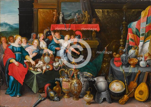 Achilles Discovered by Ulysses Among the Daughters of Lycomedes. Creator: Baellieur, Cornelis de, the Elder (1607-1671).