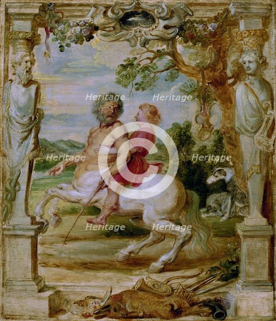 Achilles educated by the centaur Chiron, 1630-1635. Artist: Rubens, Pieter Paul (1577-1640)