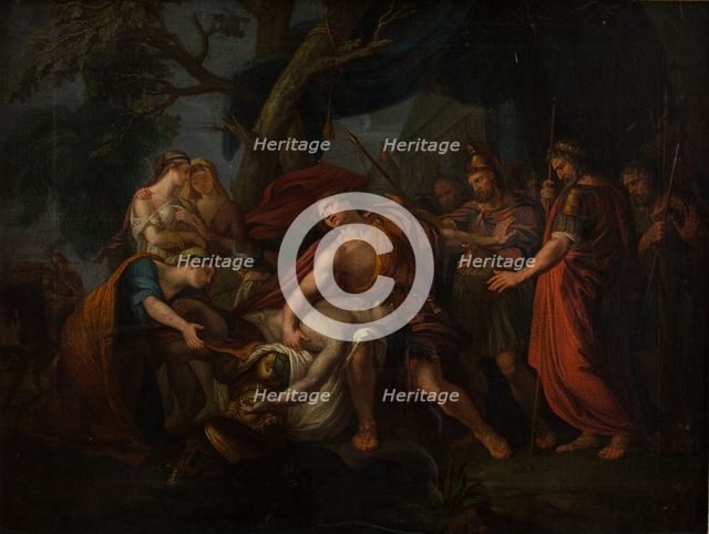 Achilles Lamenting the Death of Patroclus, c1800. Creator: Unknown.