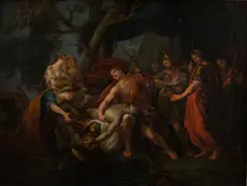Achilles Lamenting the Death of Patroclus, c1800. Creator: Unknown