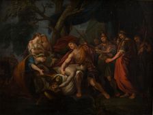 Achilles Lamenting the Death of Patroclus, c1800. Creator: Unknown
