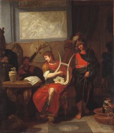 Achilles Playing a Lyre before Patroclus, 1675-1680
