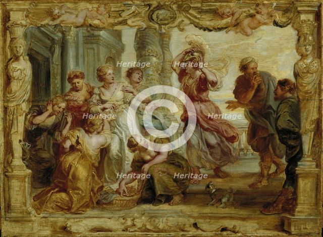 Achilles recognized among the daughters of Lycomedes, 1630-1635. Artist: Rubens, Pieter Paul (1577-1640)