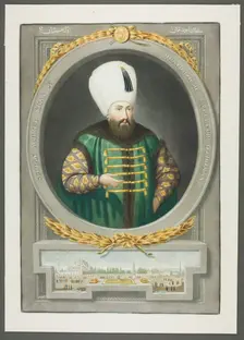 Achmet Kahn I, from Portraits of the Emperors of Turkey, 1815. Creator: John Young