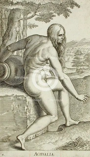 Acidalia, 1587. Creator: Philip Galle.