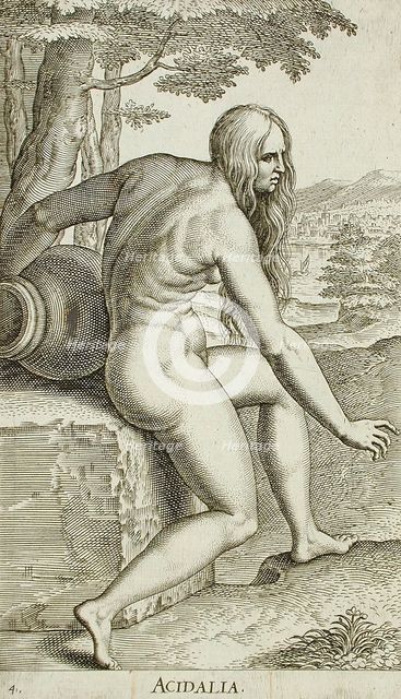 Acidalia, 1587. Creator: Philip Galle.