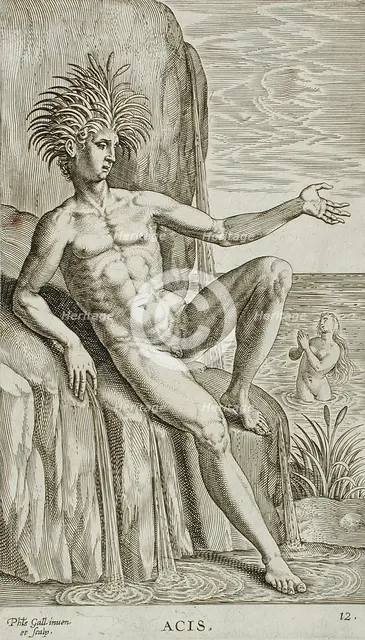 Acis, 1586. Creator: Philip Galle.