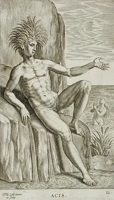 Acis, 1586. Creator: Philip Galle