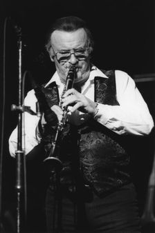 Acker Bilk, Barbican, London, 1993. Creator: Brian Foskett