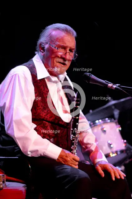 Acker Bilk, Dorking Halls, Dorking, Surrey, 2012. Artist: Brian O'Connor.