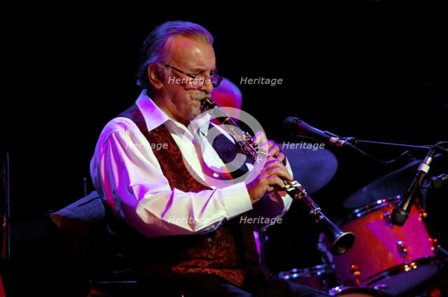 Acker Bilk, Dorking Halls, Dorking, Surrey, 2012. Artist: Brian O'Connor.