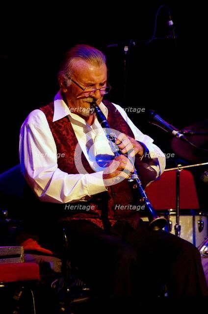 Acker Bilk, Dorking Halls, Dorking, Surrey, 2012. Artist: Brian O'Connor.