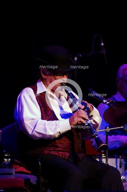 Acker Bilk, Dorking Halls, Dorking, Surrey, 2012. Artist: Brian O'Connor.