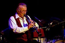 Acker Bilk, English clarinettist, Dorking Halls, Dorking, Surrey. Artist: Brian O'Connor