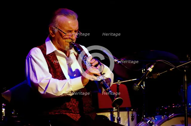 Acker Bilk, English clarinettist, Dorking Halls, Dorking, Surrey.  Artist: Brian O'Connor