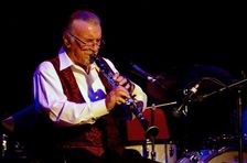 Acker Bilk, English clarinettist, Dorking Halls, Dorking, Surrey. Artist: Brian O'Connor