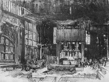 Acolytes Preparing the Table of the War God 1916, (1917). Artist: Joseph Pennell