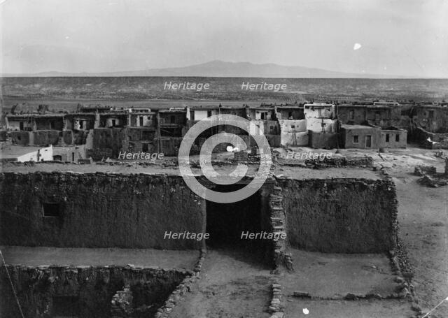 Acoma from the church top, 1904, c1905. Creator: Edward Sheriff Curtis.