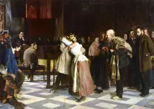 Acquitted!, 1897. Creator: Vincente Borrás y Abella